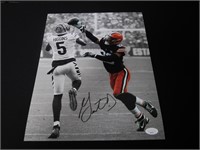 GRANT DELPIT SIGNED 11X14 PHOTO BROWNS JSA