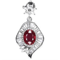 GENUINE BLOOD RED RUBY Pendant