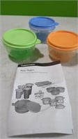 New Tupperware Baby Stages Bowl Set