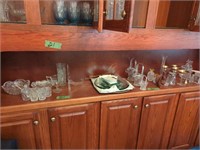 Contents Of Wall Cabinet To Include Glass