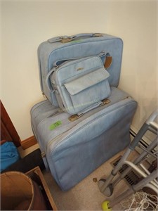 4 Pc Set Vintage Samsonite Luggage