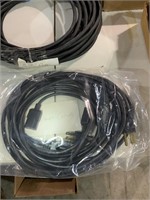 lot of 3 power cords like for a computer
