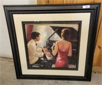 FRAMED PIANO SCENE [WALL 3]