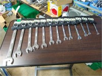 13pc Master Mech.metric combination wrenches