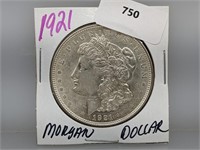 1921 90% Silver Morgan $1 Dollar