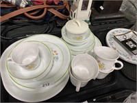 Corning dishes.