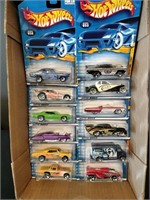 Flat of Hot Wheels