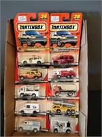 Flat of Matchbox cars