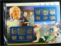 1998 United States Coin & Stamp Set