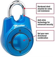 Master Lock 1500iD Speed Dial Combination Lock,