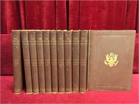 1913 USA History Book Set w/ Index