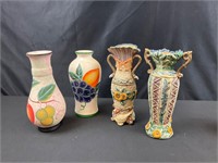 4 Unusual Decorative Vases