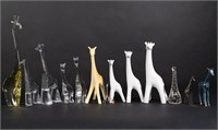 Grouping of Giraffe Sculptures