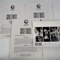 90s Guns N' Roses Promo Sheets & Photo
