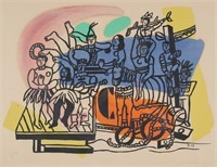 Fernand Leger Lithograph Parade