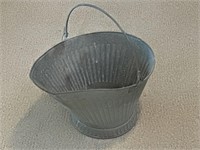 galvanized ash bucket