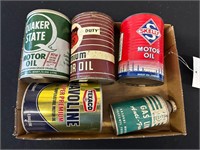 Quaker State, Skelly, Texaco, Other Cans