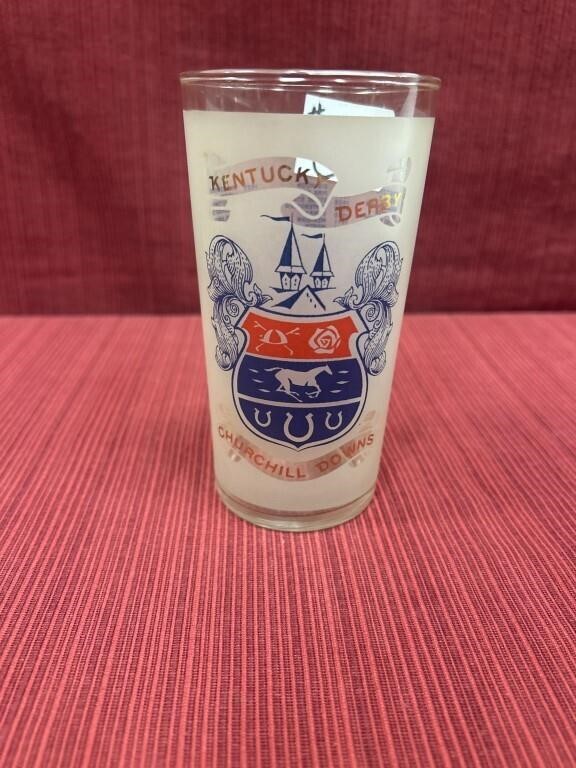 1968 Official Kentucky Derby Mint Julep Glass