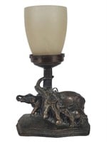 Metal Elephant Lamp