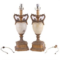Urn Style Table Lamp Pair
