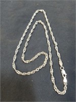 20 inch sterling silver chain marked 925 Italy