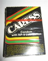 Retro Sealed Caress Condom Package