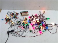 (2) Strings Vtg Christmas Lights  C9 & ??