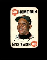 1968 Topps Game #8 Willie Mays VG to VG-EX+