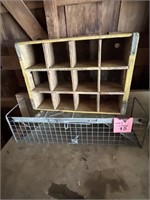 Live Animal Trap & Vintage Crate