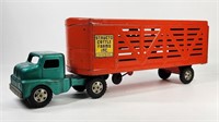 STRUCTO PRESSED STEEL CATTLE FARMS TRUCK TRAILER