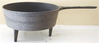 Cast Iron Pot on Legs - 5.5" x 10"