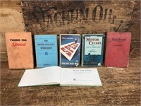 6 x Old Motor Cycle Books