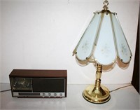 Realistic AM-FM Clock Radio, Touch Lamp
