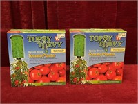 2 Topsy Turvy Tomato Planters - New