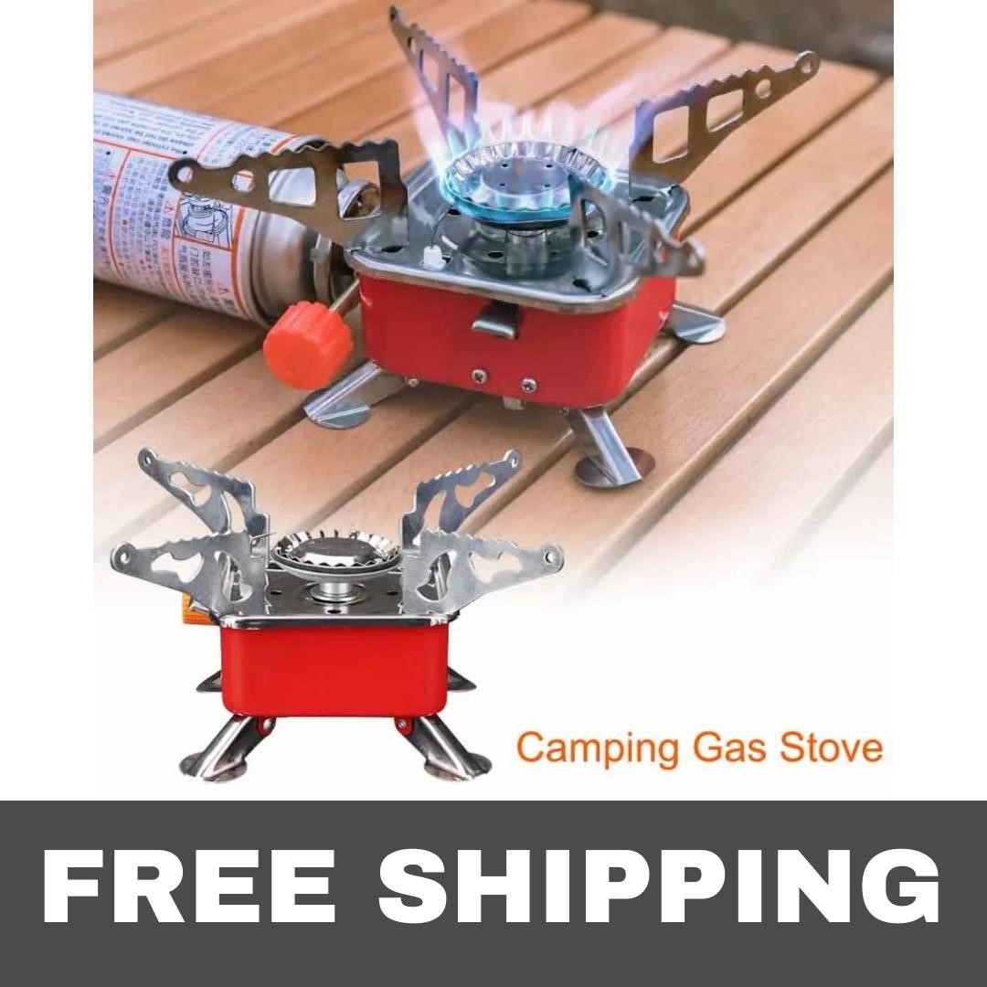 NEW Camping Gas Stove Mini Big Power Heater Gas