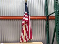 American flag with Pole