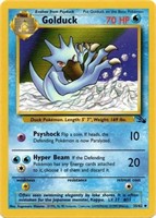 Golduck Fossil 35/62 Pokemon Card