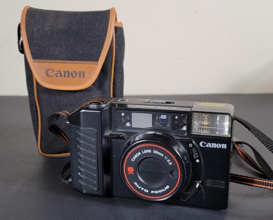 Canon Sure Shot Camera w/ Case