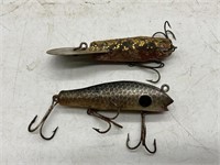 Pair Vintage Fishing Lures