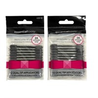 Essential Tools 12 Dual Tip Applicators Lot Of 2