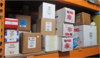8' Shelf full that includes cylinder sleeves,