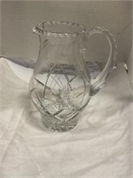 Vintage crystal pitcher