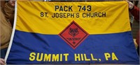 Summit Hill St. Joseph Church Cub Scout Banner