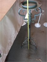 Candle or plant holder metal stand
