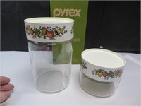 Vintage Pyrex Spice O'Life Canister Set in Box