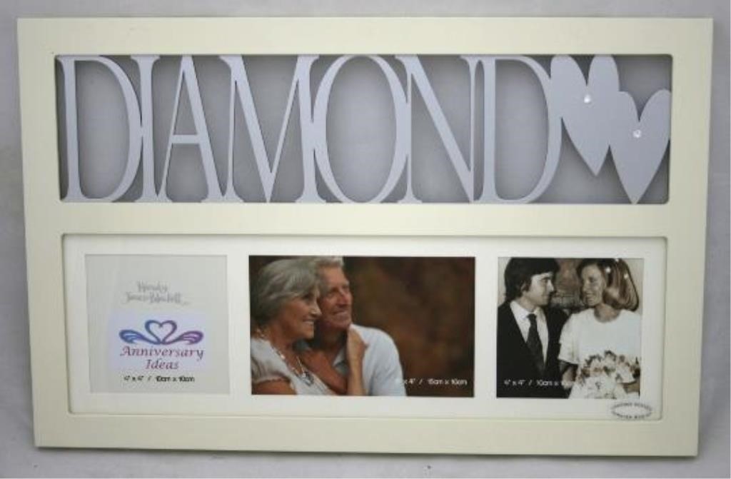 60th Diamond Anniversary Photo Frame Gift