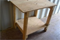 3' X 4' WOODEN TABLE