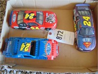 3 JEFF GORDON NASCAR CARS ONE IS LEGO