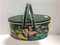 1950s Pennants Lunch Box/carry All