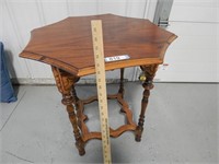 Antique parlor table; approx. 27" diam.